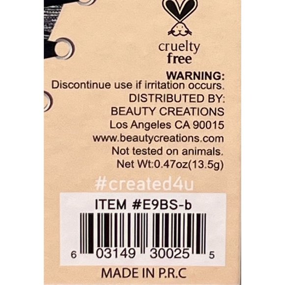 Beauty Creations - Boudoir Shadows - 9 Tone Shadow Palette - Picture 10 of 10